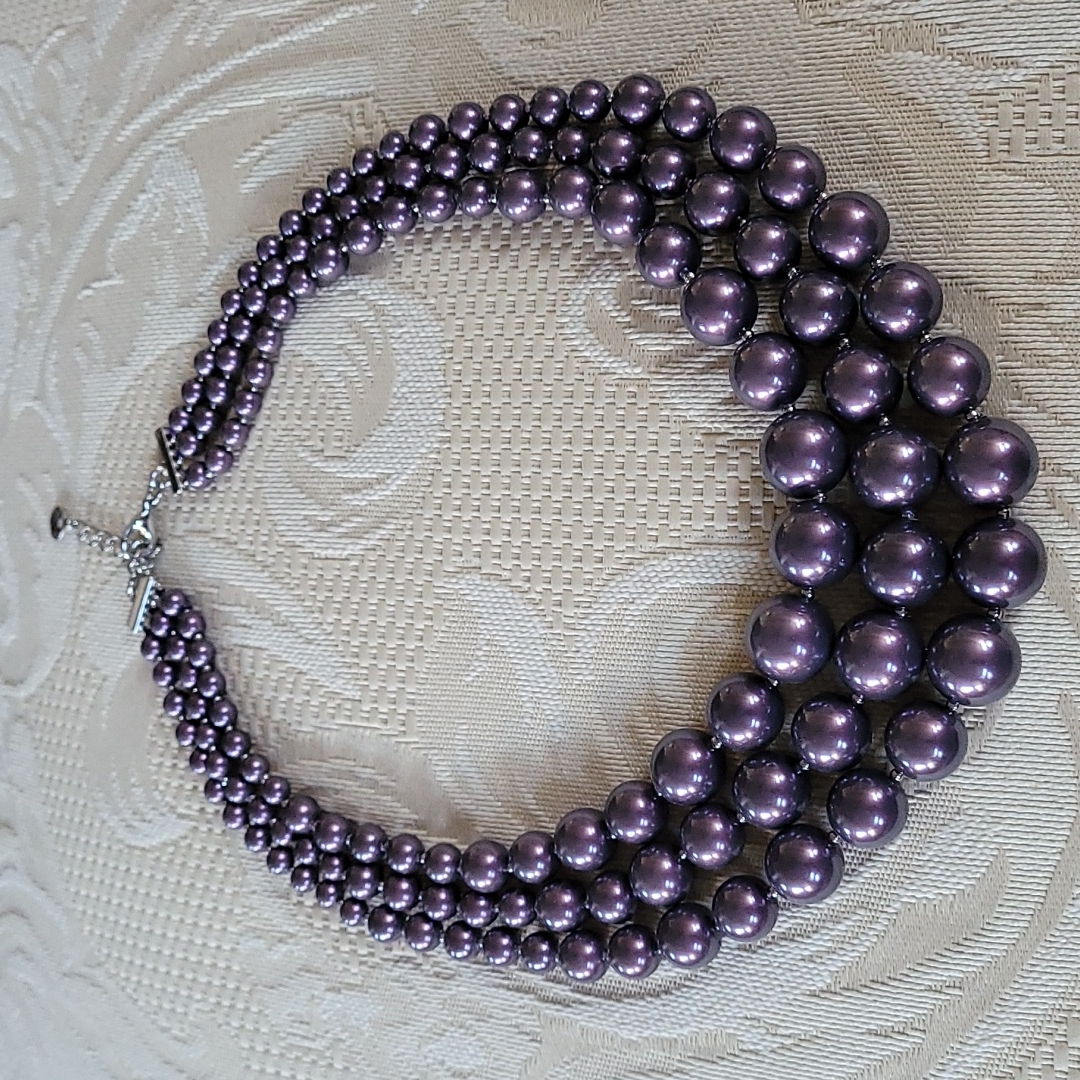 Charter Club 3 Rows Necklace 24$
